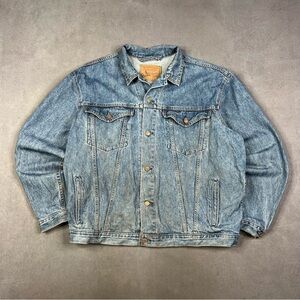 Vintage Levi's Light Blue Denim Jacket XL Tall